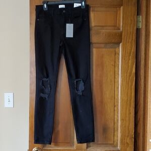Black skinny jeans